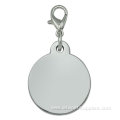 Grouch Face Chrome Plated Metal Pet ID Tag